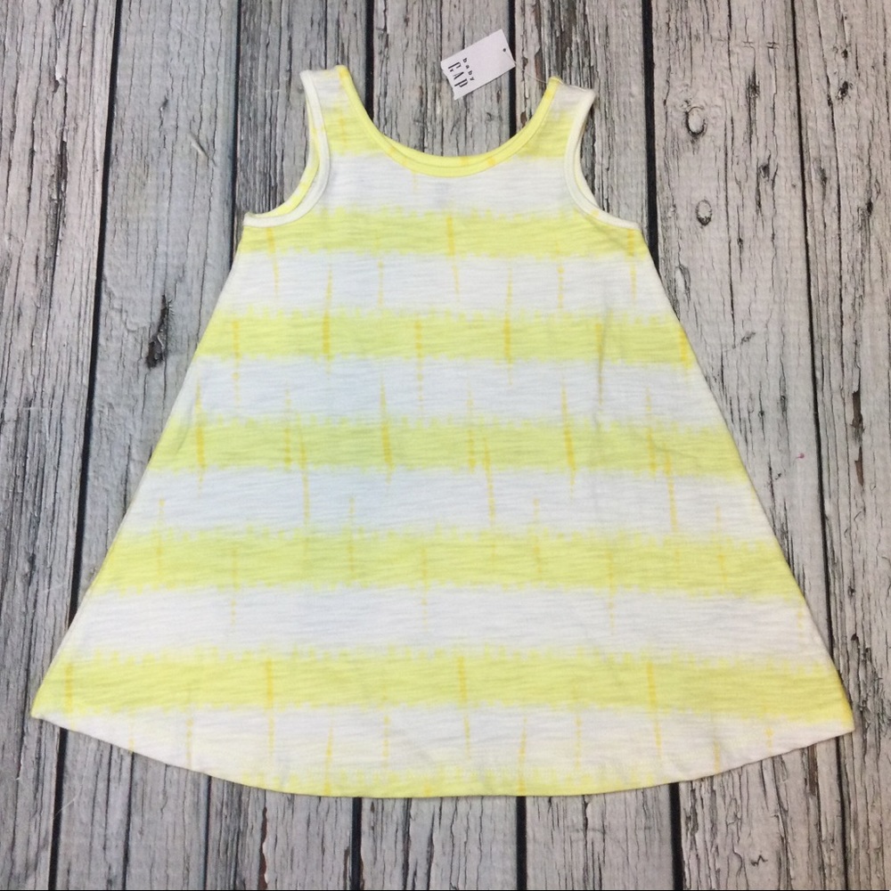 Gap Girls 2 / 2T yellow and white sundress dress. New with tags..